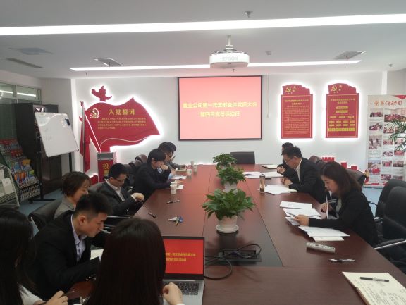 公司第一黨支部召開全體黨員大會